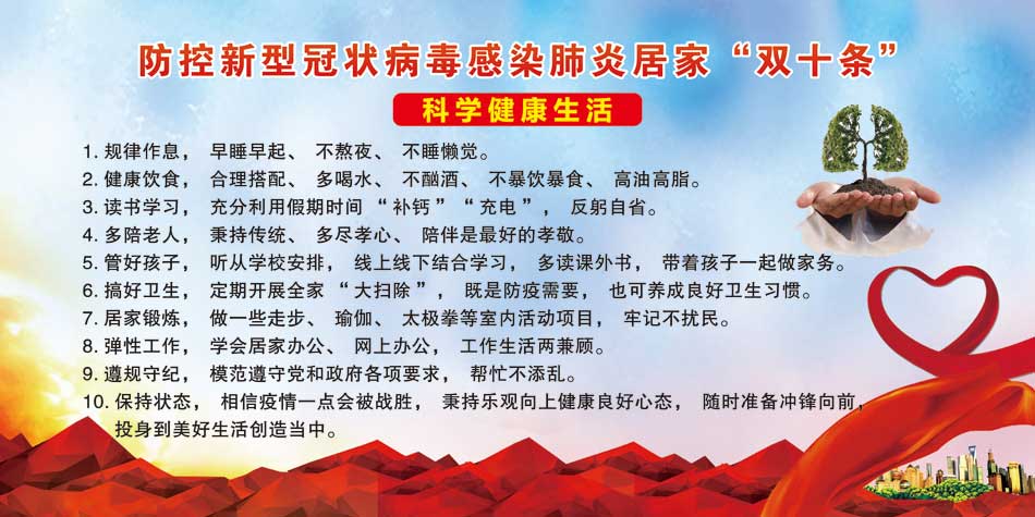 【众志成城 抗击疫情】《防控新型冠状病毒感染肺炎居家"双十条"》